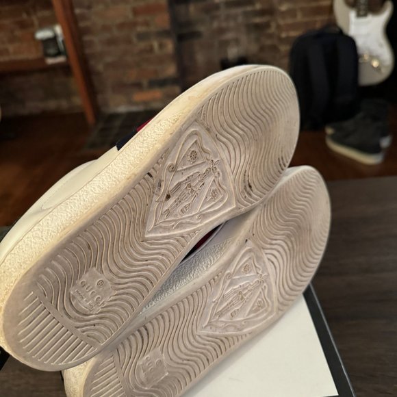 Gucci Ace Blue Snake Size 8.5 - Picture 5 of 6